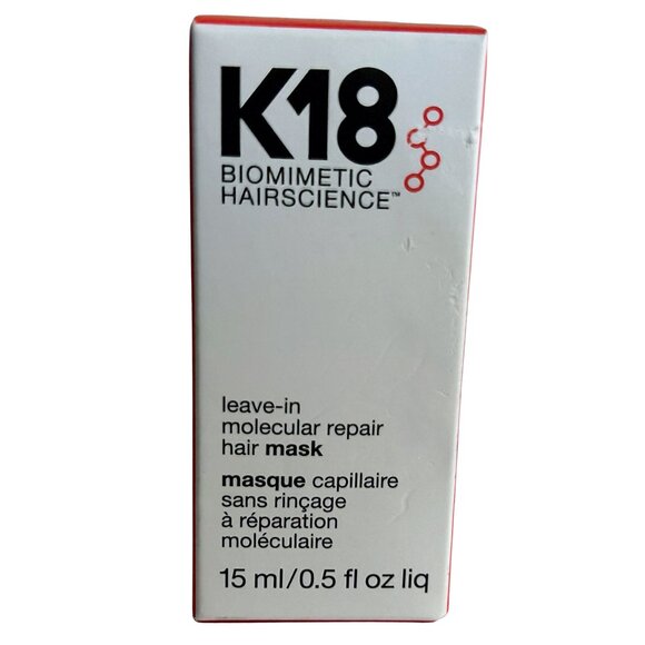 K18 Biomimetic Hairscience Leave-In Molecular Mask .5 fl oz - Picture 1 of 2